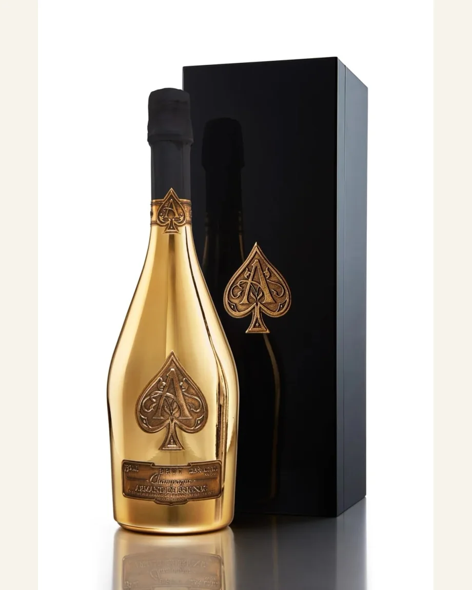 Armand de Brignac Ace of Spades La Collection 黑桃A神龍套裝酒标与酒瓶图片