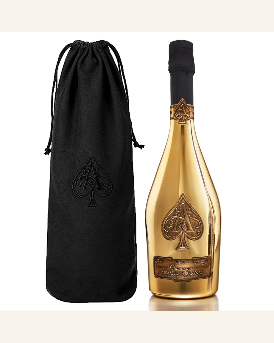 Armand de Brignac Gold (Velvet Bag) 黑桃A金 (布袋裝)图片