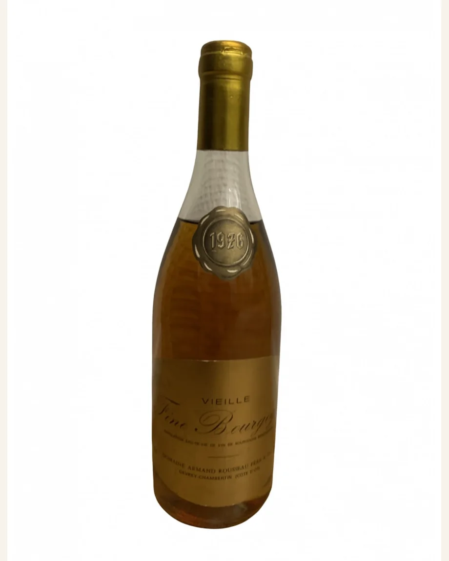 Armand Rousseau Vieille Fine De Bourgogne阿曼卢梭精酿白兰地酒标与酒瓶图片