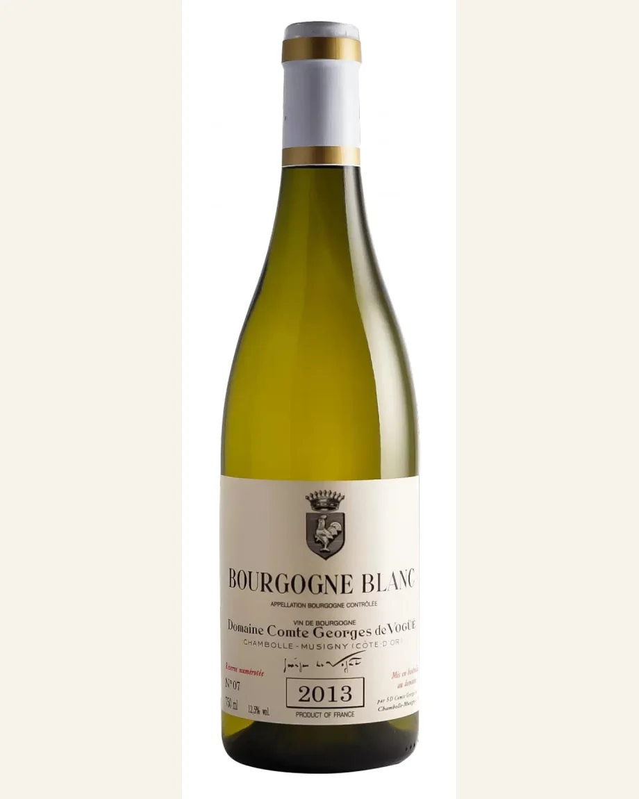 Comte Georges Bourgogne Blanc大区干白酒标与酒瓶图片