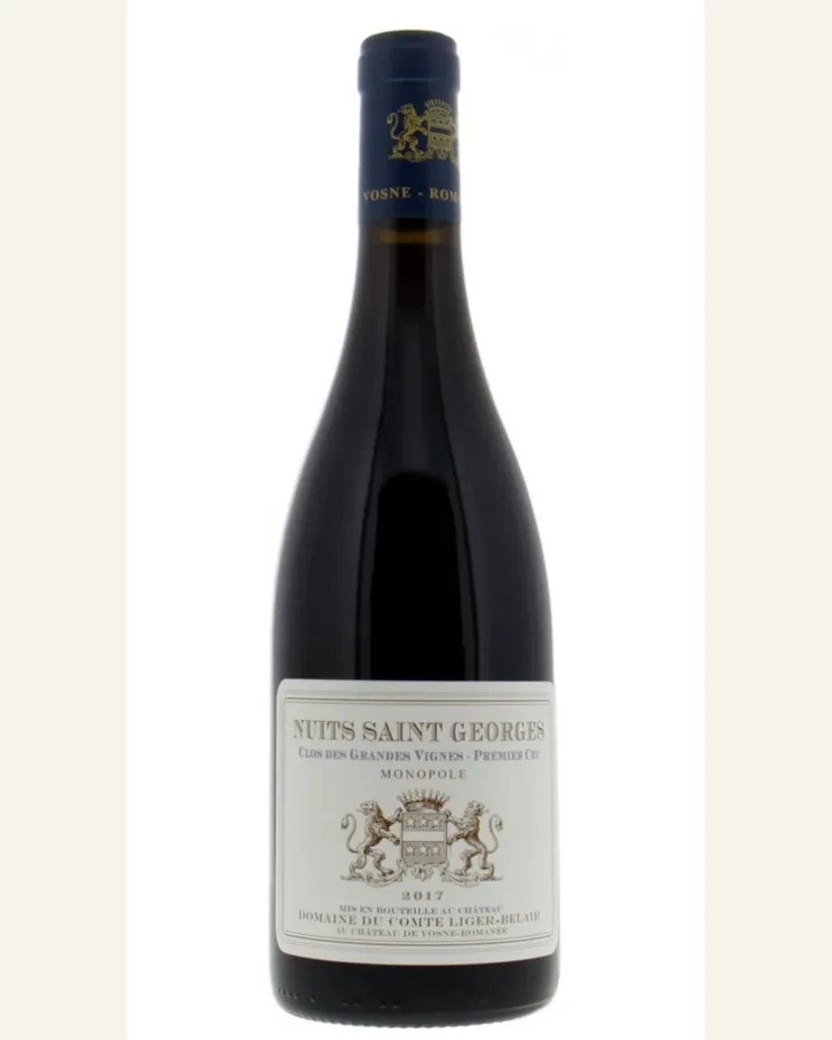Comte Liger Belair Nuits Saint Georges Clos Des Grandes Vignes夜圣乔治大藤村级独占园酒标与酒瓶图片