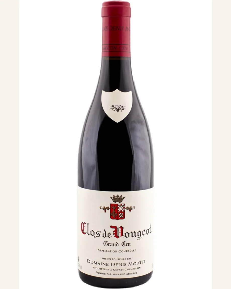 Denis Mortet Clos De Vougeot伏旧园酒标与酒瓶图片