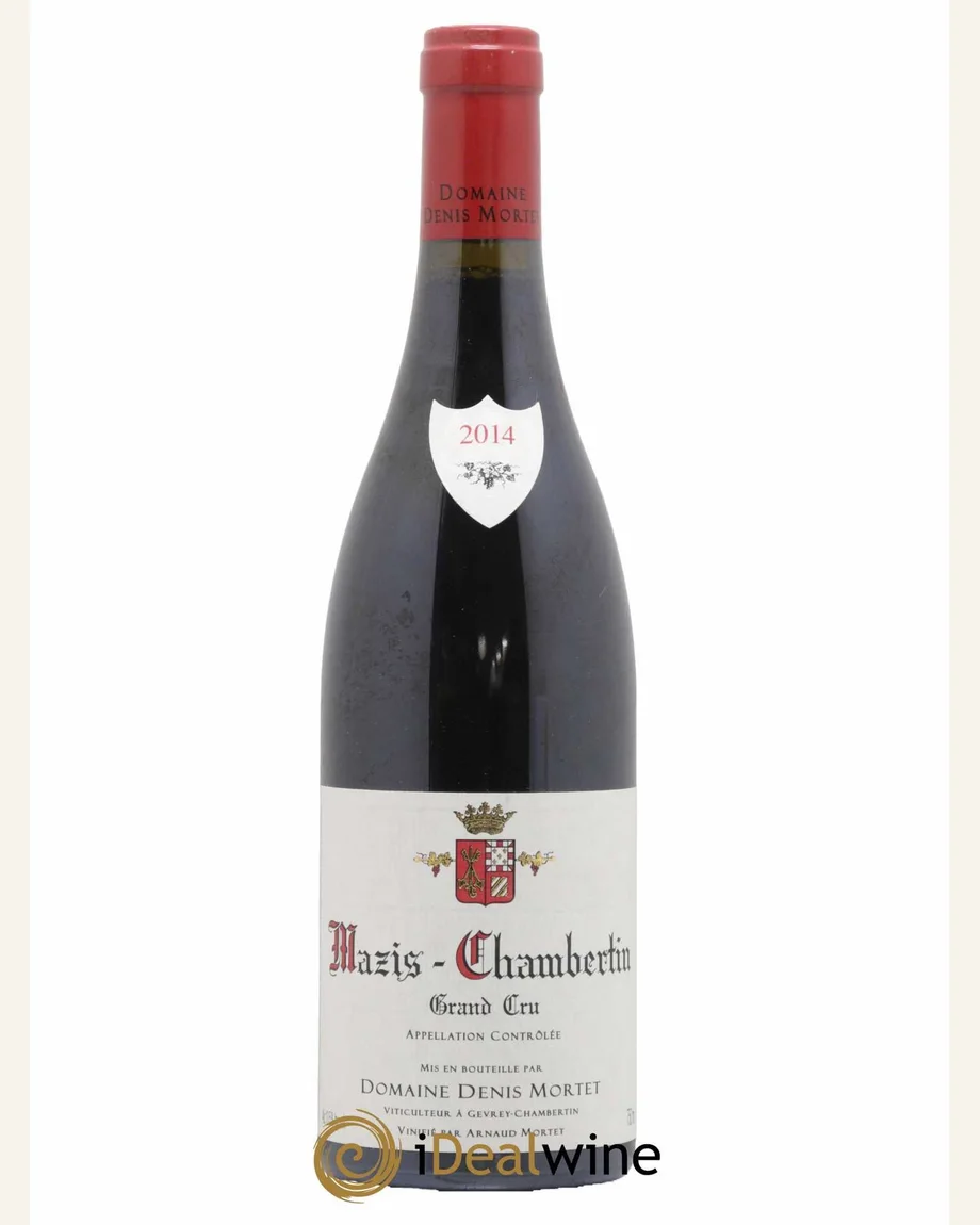 Denis Mortet Mazis Chambertin玛兹香贝丹酒标与酒瓶图片
