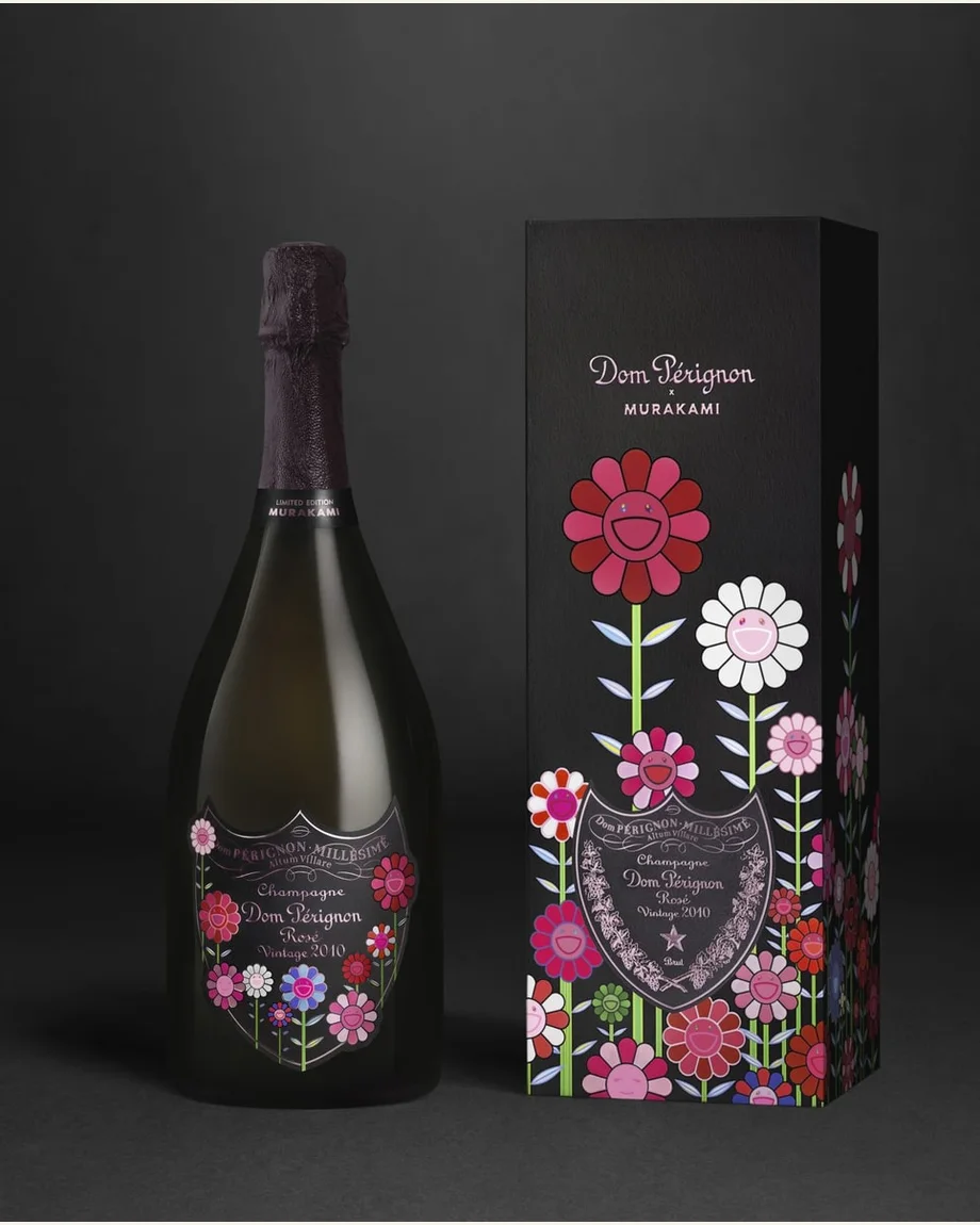 Dom Perignon (Takashi Murakami Edition) 香檳皇 (村上隆版)酒标与酒瓶图片