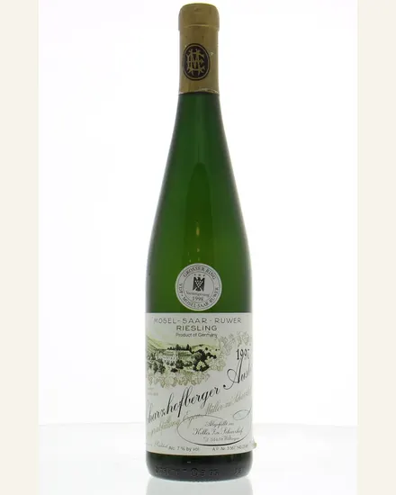 Egon Muller Scharzhofberger Riesling Auslese Goldkapsel伊贡米勒·沙兹堡雷司令精选甜白（金帽 / Goldkapsel），德国摩泽尔-萨尔（Saar） VDP特级园酒款图片