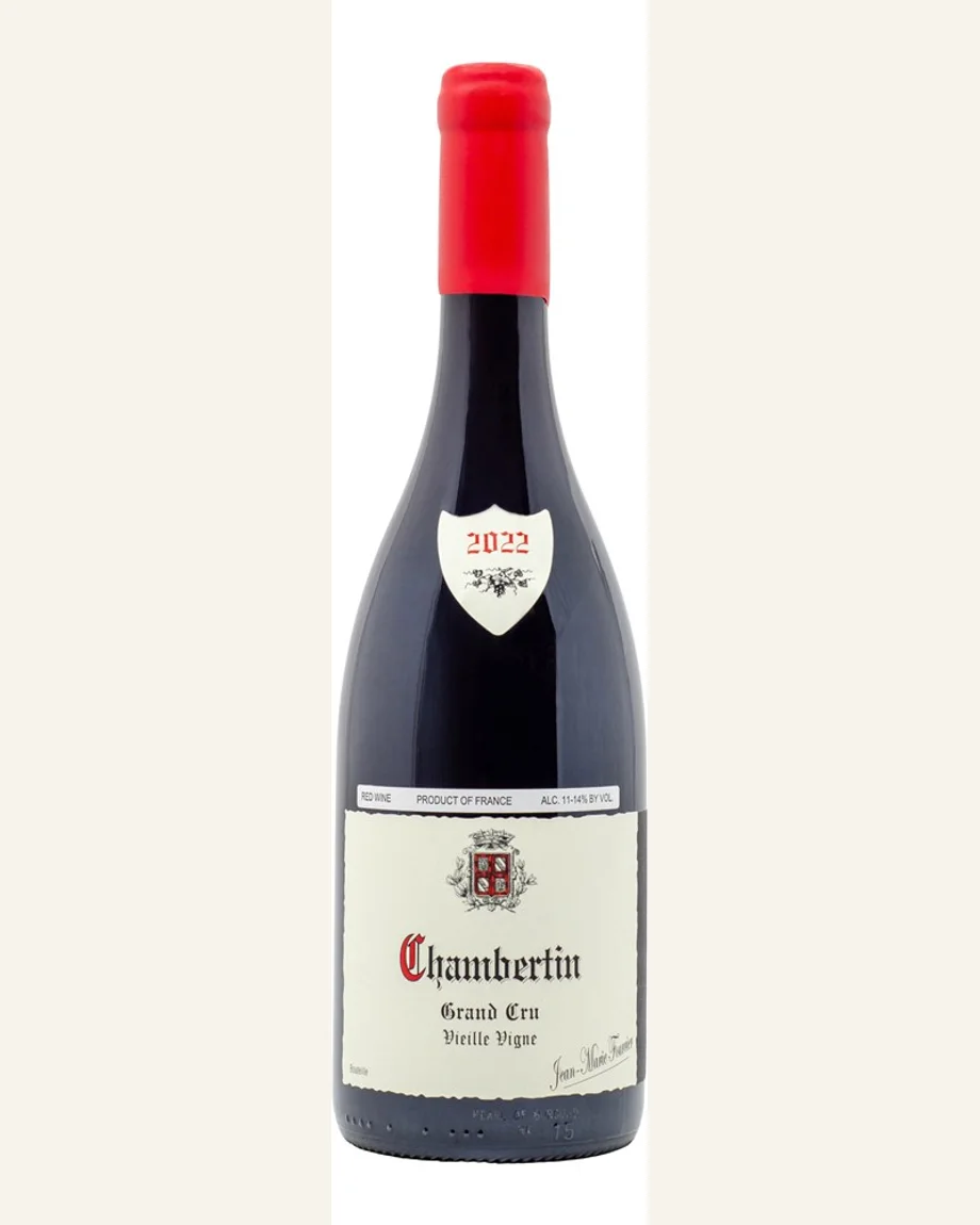 Fourrier Chambertin香贝丹酒标与酒瓶图片