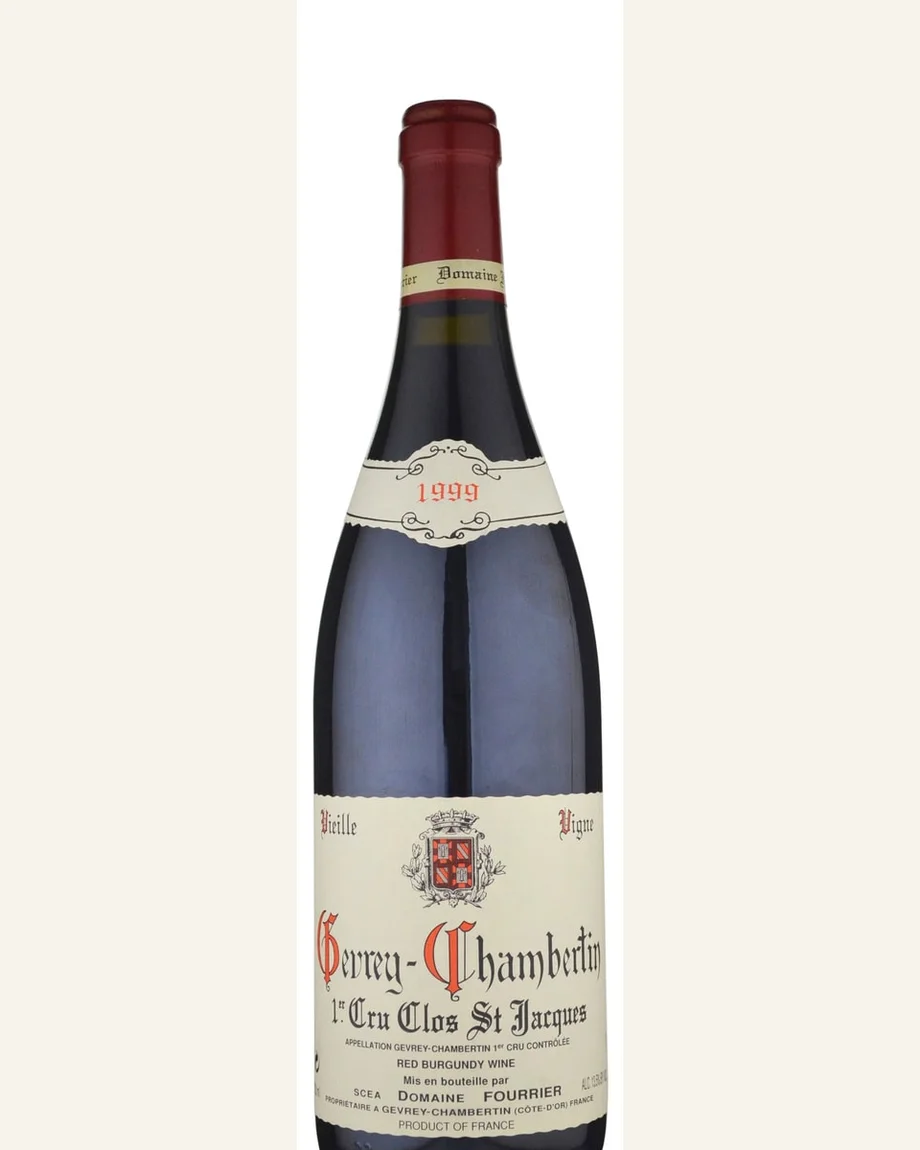 Fourrier Gevrey Chambertin Champeaux热夫雷香贝丹尚波一级田酒标与酒瓶图片