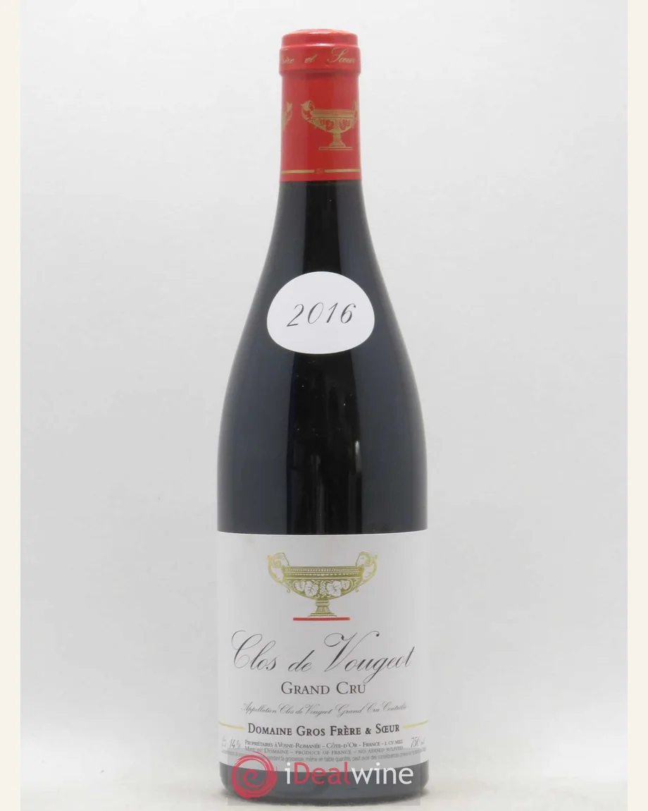 Gros Frere Et Soeur Clos Vougeot 伏旧园酒标与酒瓶图片