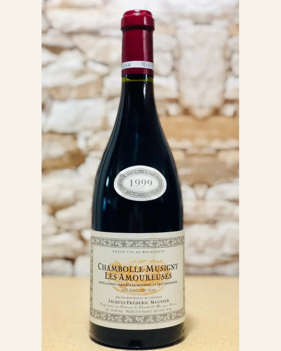 Jf Mugnier Chambolle Musigny Les Amoureuses爱侣一级园酒标与酒瓶图片