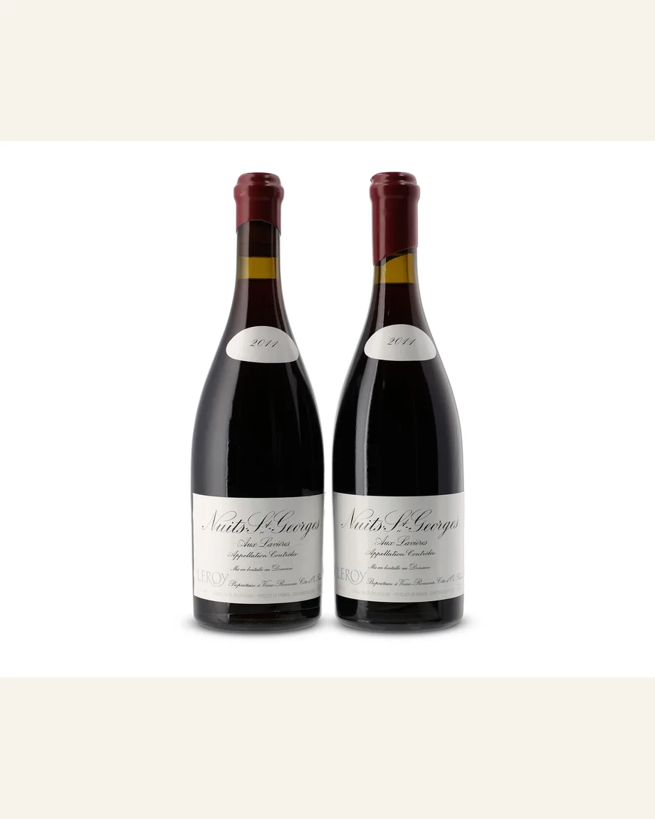Leroy Nuits Saint Georges Aux Lavieres夜圣乔治拉维耶尔一级田酒标与酒瓶图片