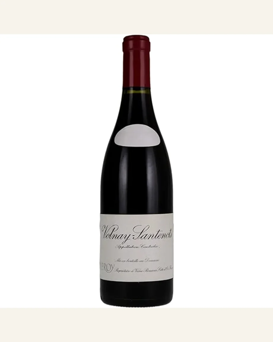 Leroy Volnay Santenots Du Milieu沃尔奈桑特诺中段一级田酒标与酒瓶图片