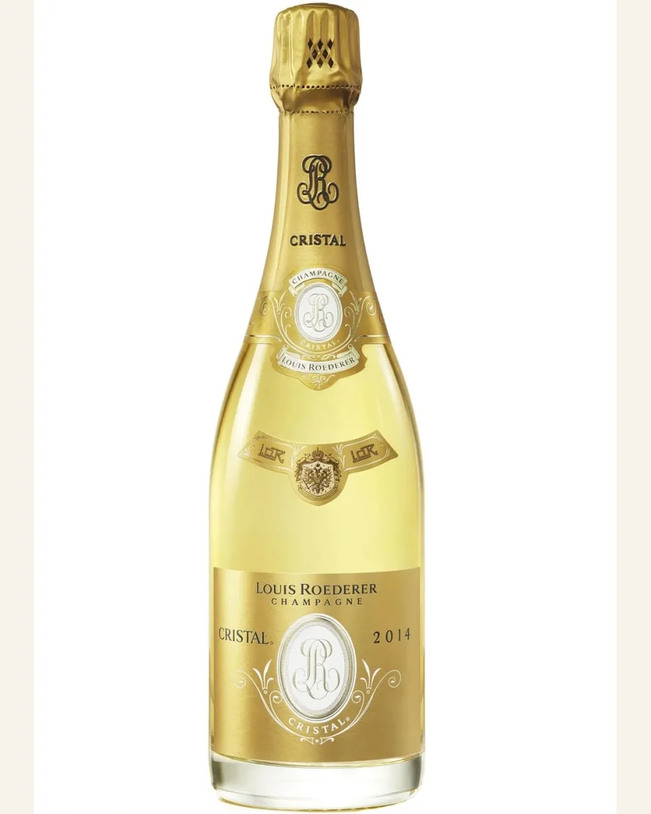 Louis Roederer Cristal Millesime Brut 路易王妃水晶香檳酒标与酒瓶图片