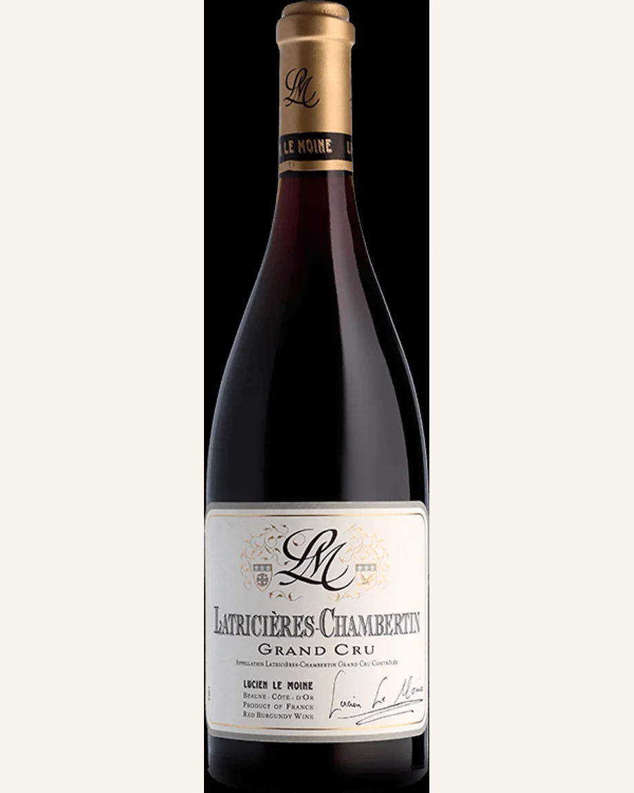 Lucien Le Moine Latricieres Chambertin拉翠西香贝丹特级园酒标与酒瓶图片