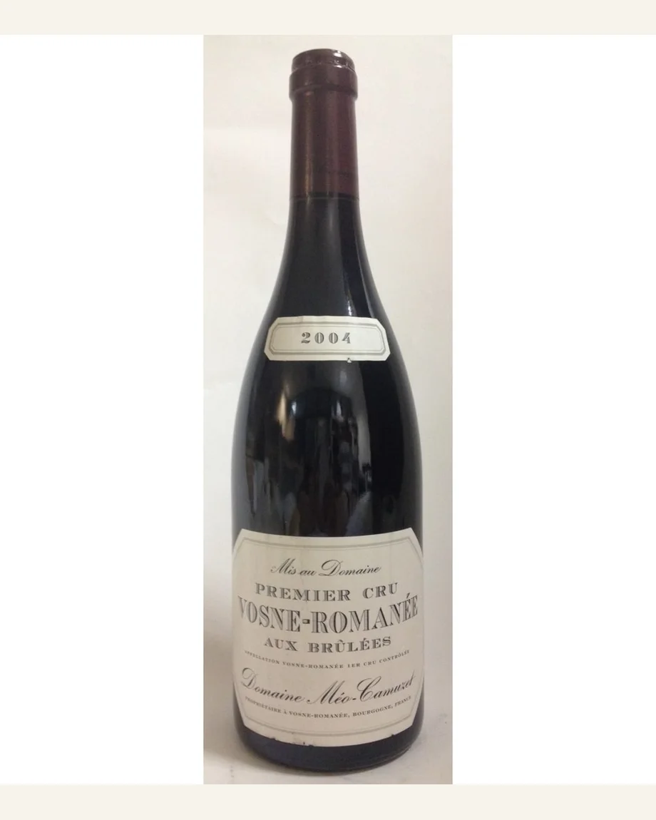 Meo Camuzet Vosne Romanee Aux Brulees沃恩罗曼尼焦灼一级田酒标与酒瓶图片
