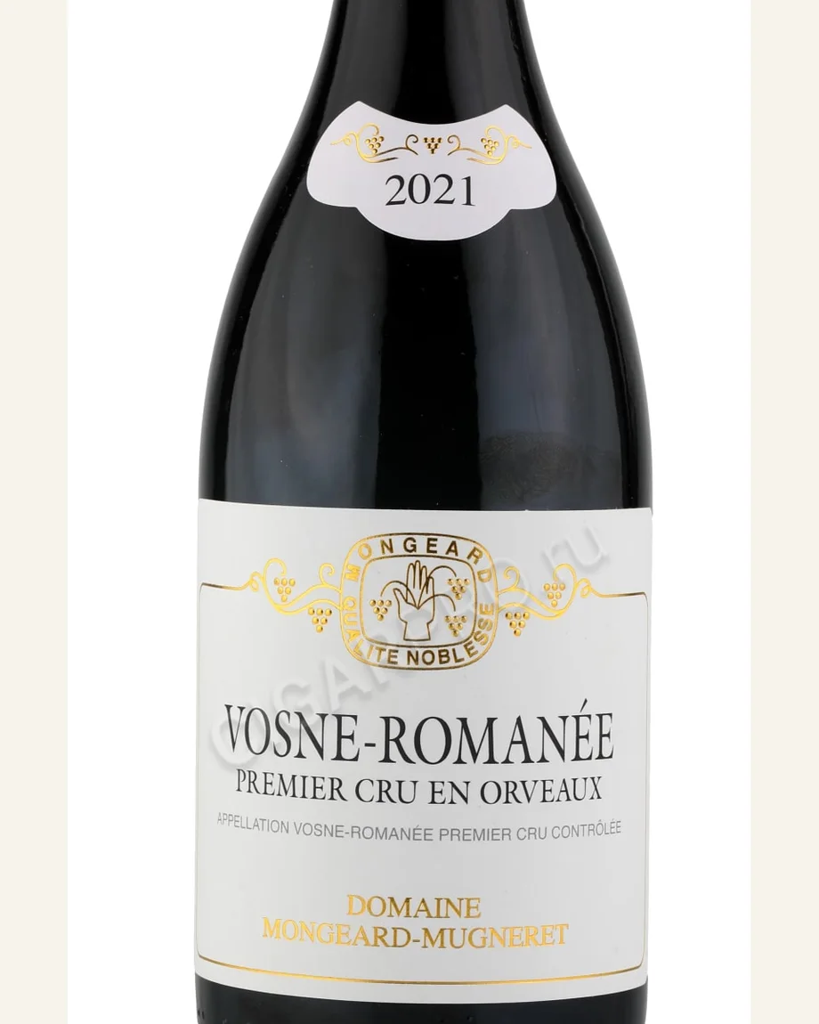 Mongeard Mugneret Vosne Romanee Les Orveaux沃恩罗曼尼欧赫一级田(欧维园)酒标与酒瓶图片