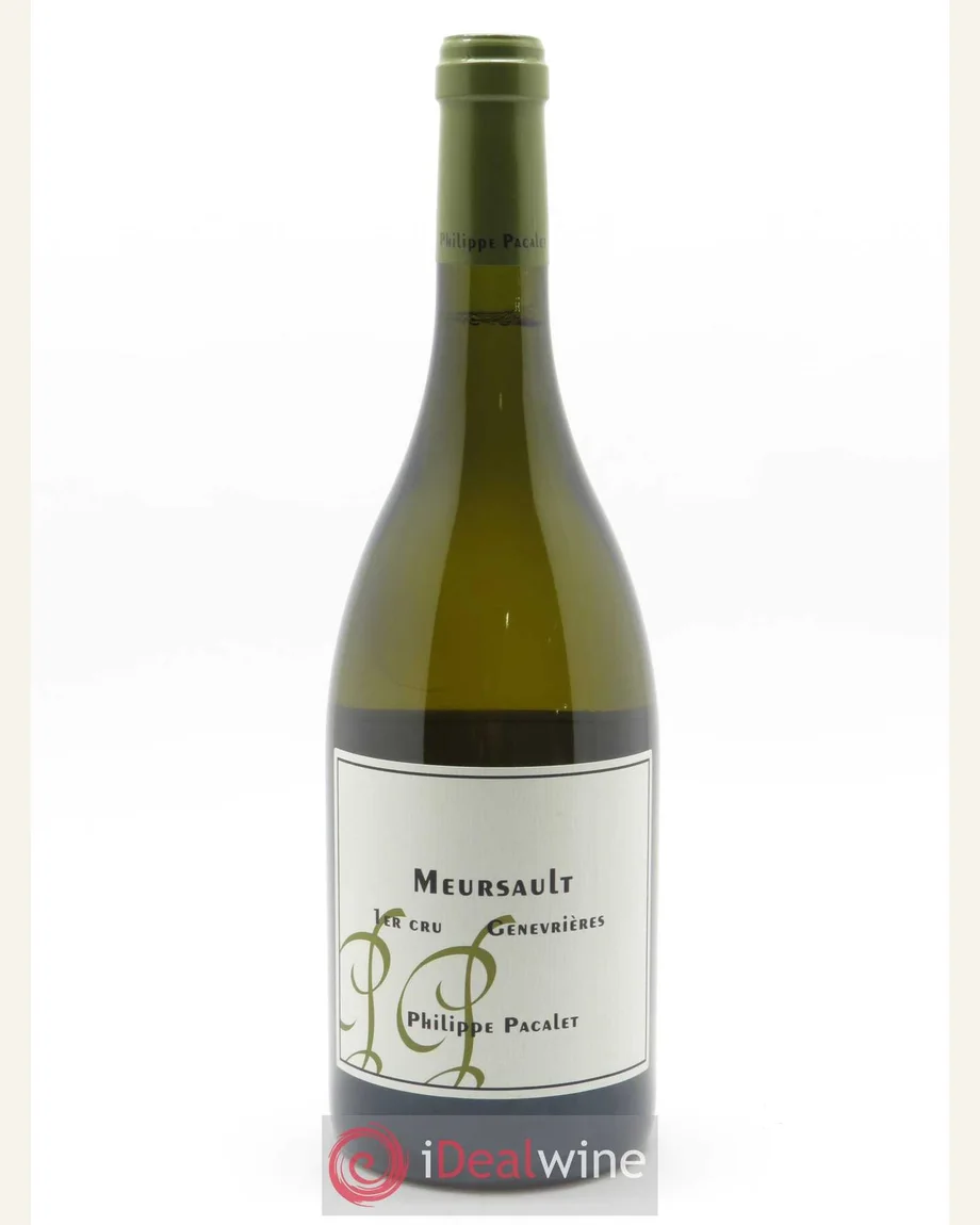 Philippe Pacalet Meursault Genevrieres默尔索热纳夫里耶一级田(杜松)酒标与酒瓶图片