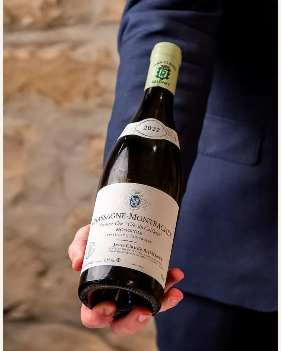 Ramonet Chassagne Montrachet La Boudriotte Blanc夏山蒙哈谢布迪奥特独占村级园酒标与酒瓶图片
