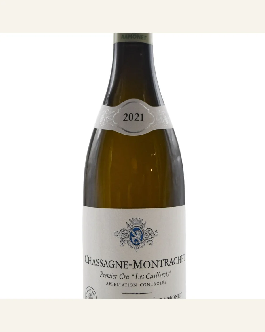 Ramonet Chassagne Montrachet Les Caillerets夏山蒙哈谢卡耶雷一级田酒标与酒瓶图片