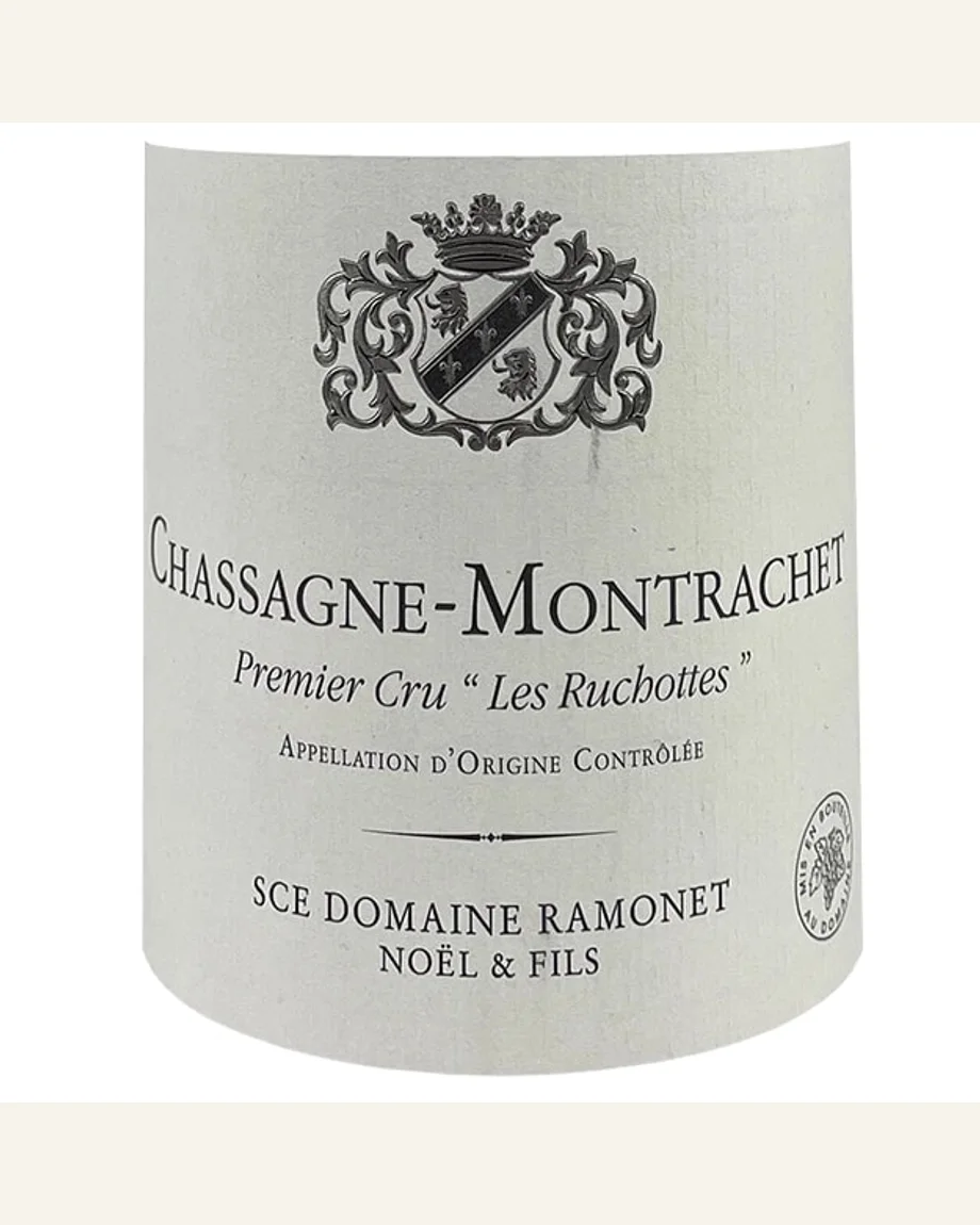 Ramonet Noel Chassagne Montrachet Les Ruchottes酒标与酒瓶图片