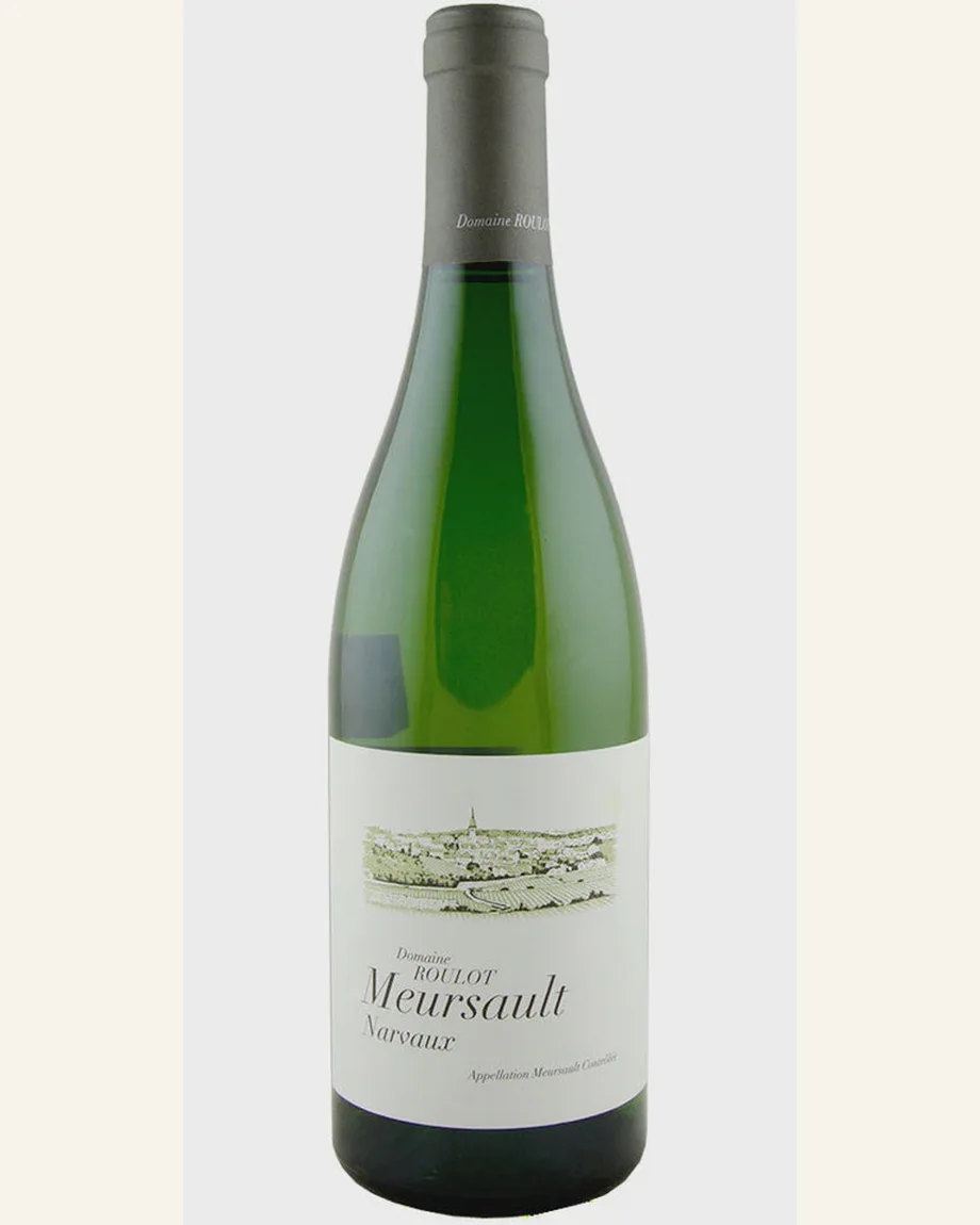 Roulot Meursault Les Narvaux默尔索纳沃村级田酒标与酒瓶图片