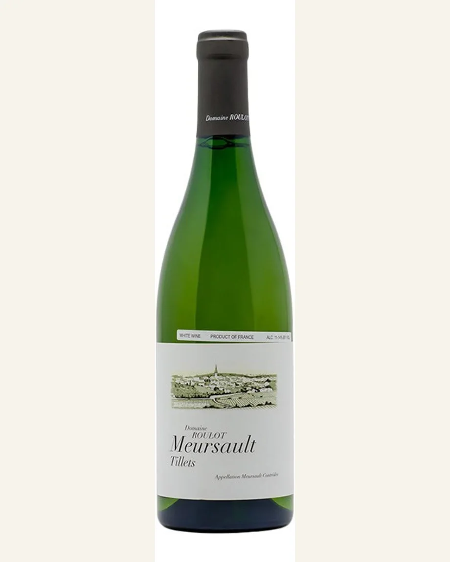 Roulot Meursault Les Tillets默尔索蒂耶村级田酒标与酒瓶图片