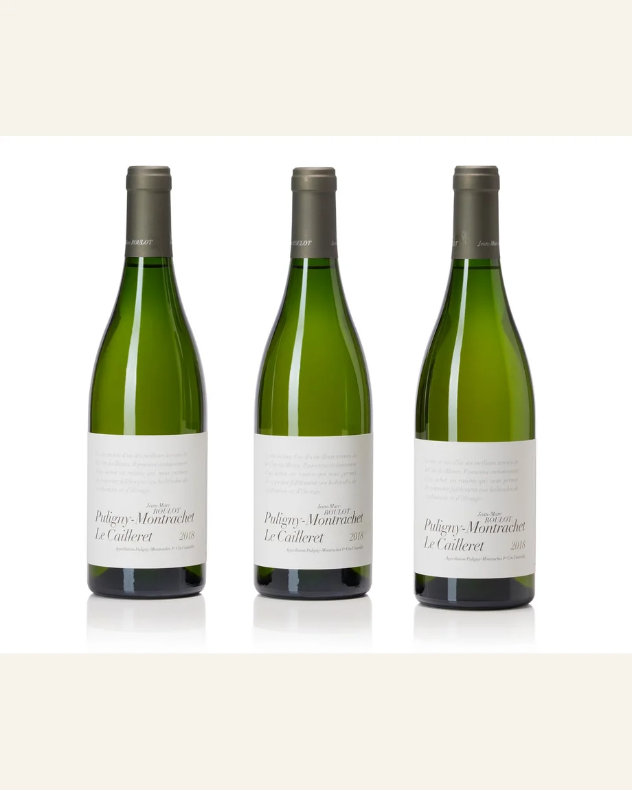 Roulot Puligny Montrachet Le Cailleret普里尼蒙哈谢凯耶雷一级田酒标与酒瓶图片