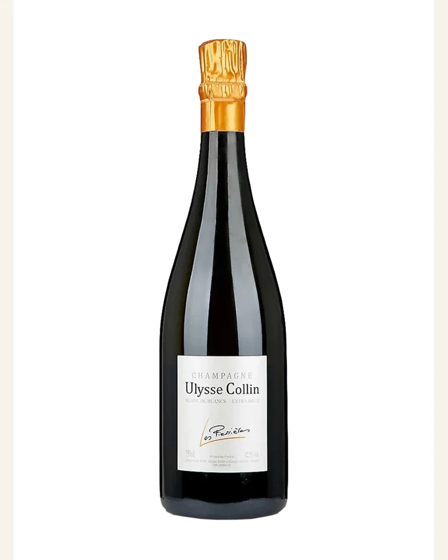 Ulysse Collin Les Pierrieres Blanc De Blancs Extra Brut Nv尤利斯林 皮尔利园白中白天然型无年份香槟酒标与酒瓶图片
